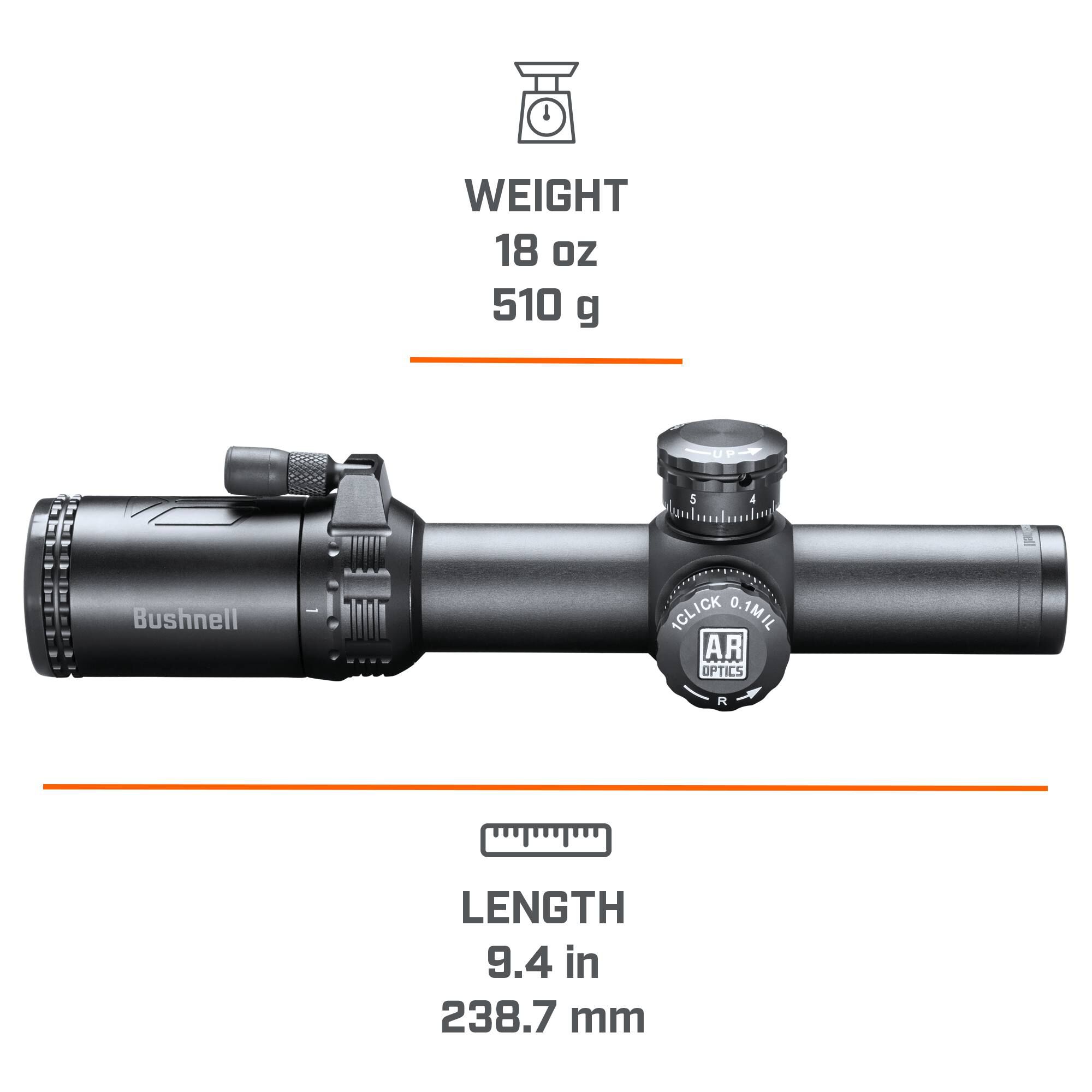 1-4x24 AR Optics Illuminated FFP Riflescope | Bushnell